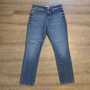 Madewell High Rise Slim Boy Jean